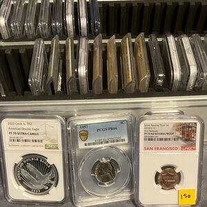 2$ pf70 2020 double eagle .5 pr66 gold shield 2018 PF 70 Red silver reverse